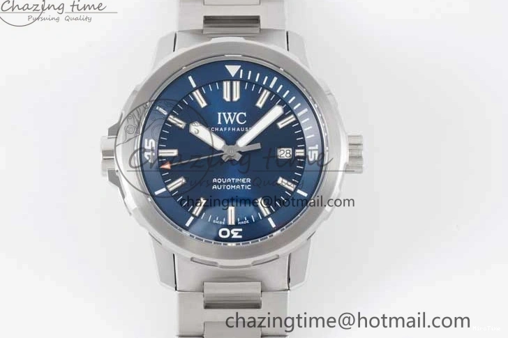 MIROTIME 0215 Versatile Aquatimer SS IW3290 V6SF 1:1 Best Edition Blue Dial on SS Bracelet A 7031